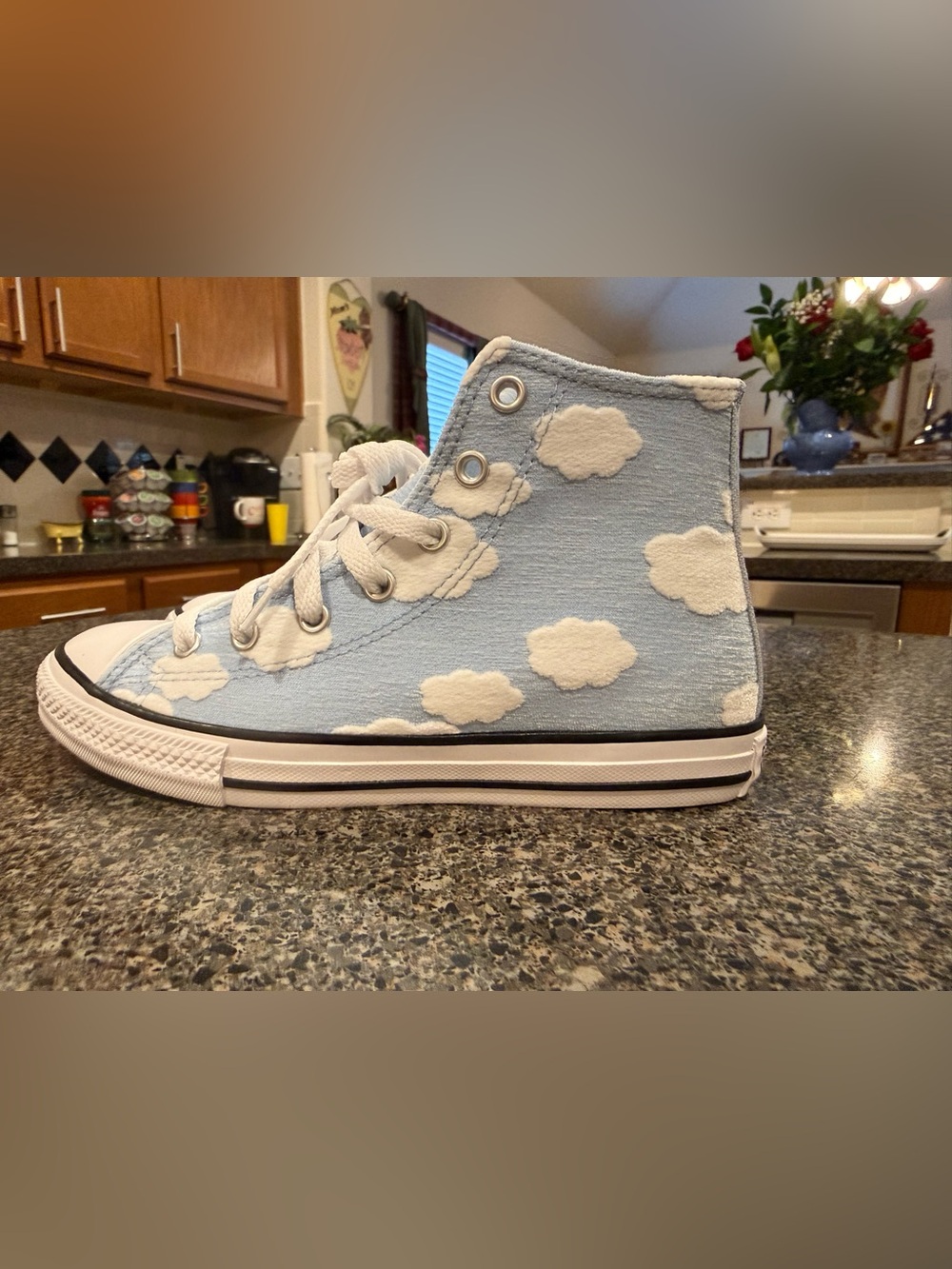 Converse Chuck Taylor All Star High
GS 'Clouds' Baby Blue Youth size 3/Women 5